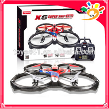 Syma zangão X6 2.4G 4CH RC Quadcopter 4-eixo ufo aviões rc quad helicóptero